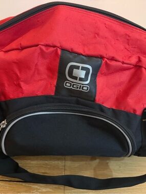 OGIO Red and Black Crossbody Messenger Bag